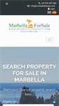 Mobile Screenshot of marbellaforsale.com